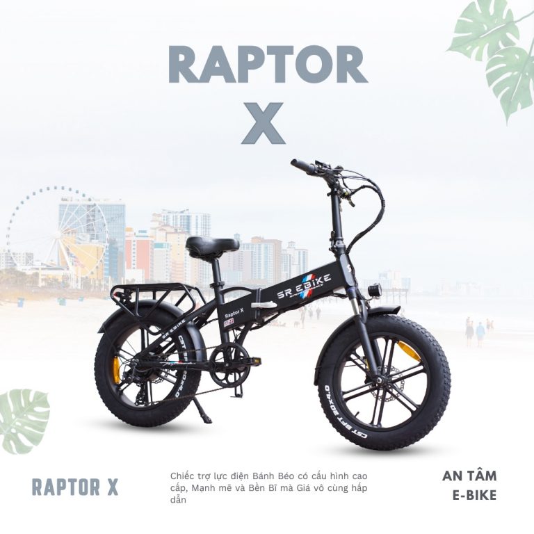 Xabdo Raptor Raptor X 2025 – Xe đạp trợ lực Bánh Béo – An Tâm Ebike